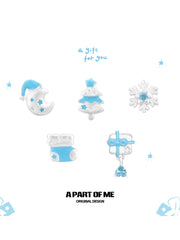 Hello Winter 925 Sterling Silver Winter Snowflake Stud Earring™