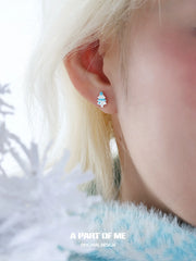 Hello Winter 925 Sterling Silver Winter Snowflake Stud Earring™