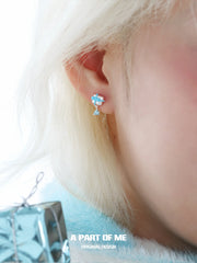 Hello Winter 925 Sterling Silver Winter Snowflake Stud Earring™