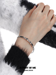 Hello Winter Meow 925 Sterling Silver Cat Adjustable Bracelet Bangle™
