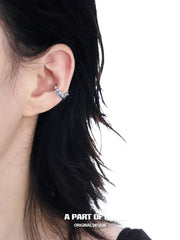 Ice Field 18K Platinum Plating Melting Ice Earclips Ear Clips™