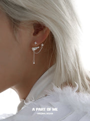 Immaculate Dream 925 Sterling Silver Original Fairy Stud Drop Earrings™