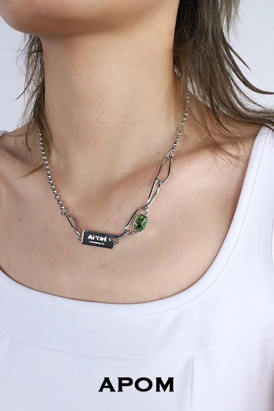 LIMERENCE 18K Platinum Plating Gemstone Chain Chokers Necklaces™