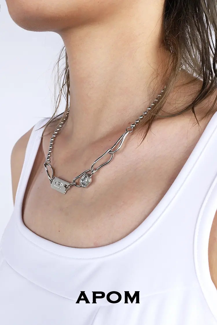 LIMERENCE 18K Platinum Plating Gemstone Chain Chokers Necklaces™