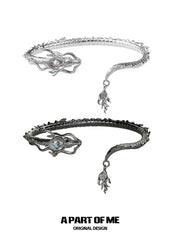 Loong 18k Platinum Plating Moon Stone Resizeable Bangles Bracelets™