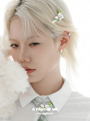 Lucky Clover 18K Platinum Plated Kitten ＆ Puppy Earrings™