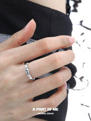 Lunar Faust S925 Sterling Silver Basic Resizeable Rings™