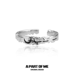 Lunar Faust S925 Sterling Silver Basic Resizeable Rings™