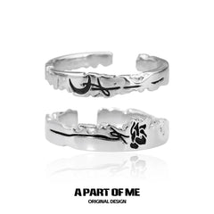 Lunar Faust S925 Sterling Silver Basic Resizeable Rings™
