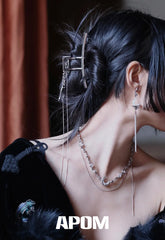 MYTH OF THE MOON 18K Platinum Plating Double-Layer Chokers Necklaces™