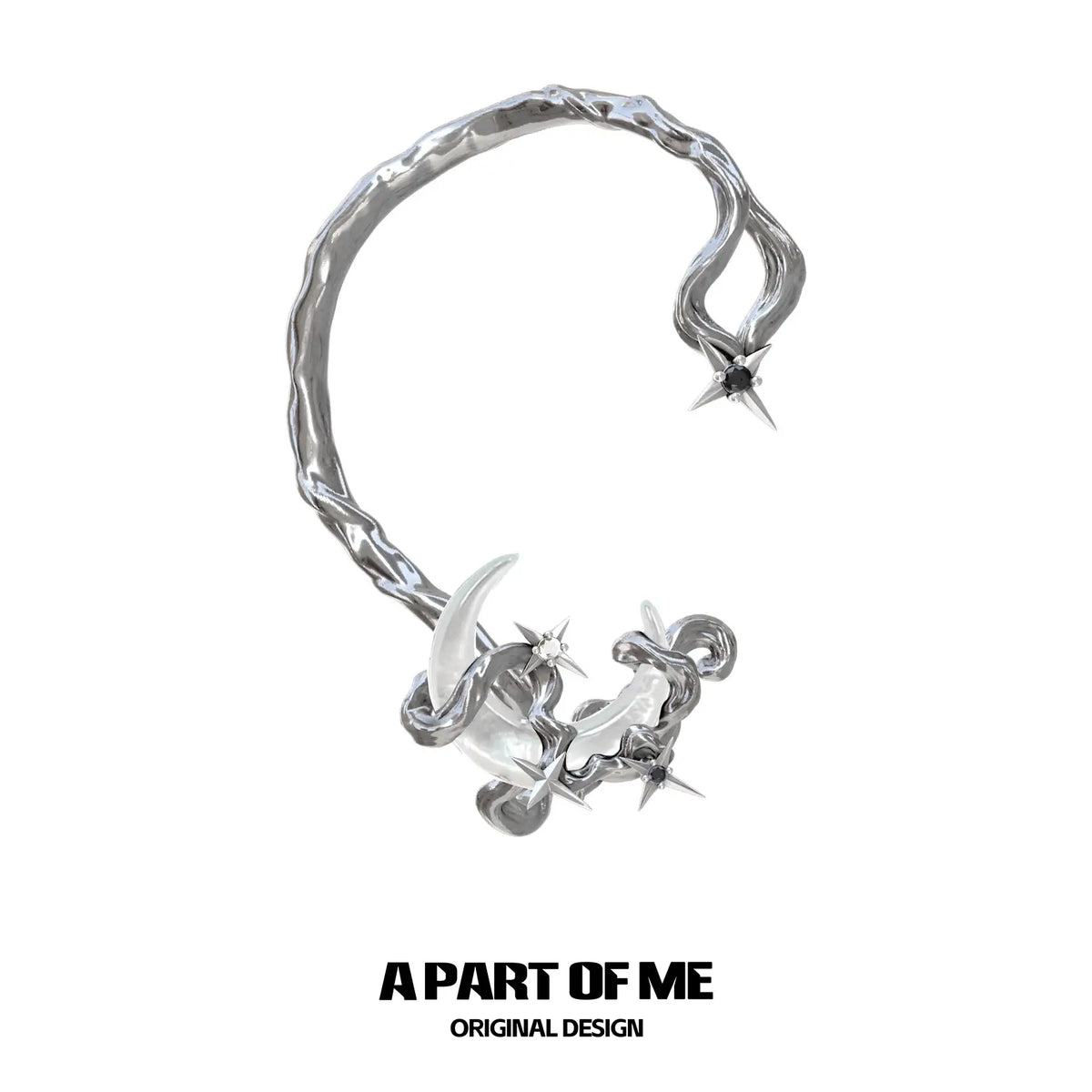 MYTH OF THE MOON 18K Platinum Plating Ear Hook Earclips Ear Clips™