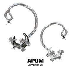 MYTH OF THE MOON 18K Platinum Plating Ear Hook Earclips Ear Clips™