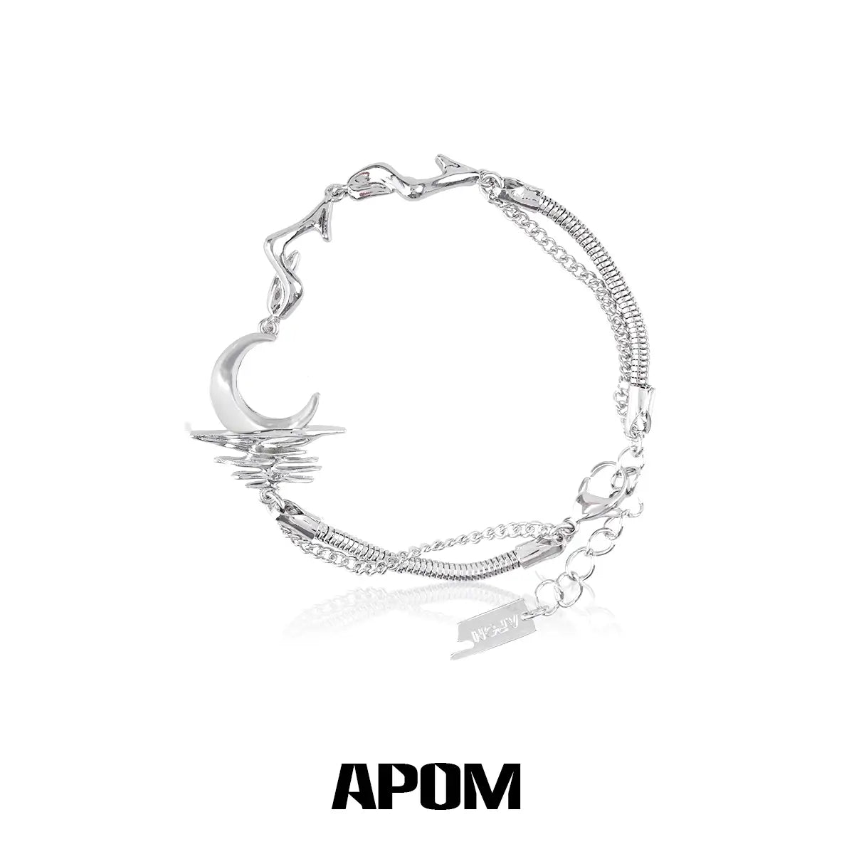 MYTH OF THE MOON 18K Platinum Plating Resizeable Shells Bangles Bracelets™