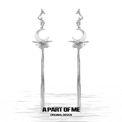 MYTH OF THE MOON 18K Platinum Plating Shells Tassel Earrings B™