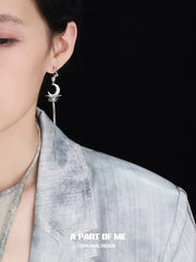 MYTH OF THE MOON 18K Platinum Plating Shells Tassel Earrings B™