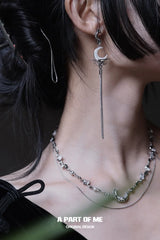 MYTH OF THE MOON 18K Platinum Plating Shells Tassel Earrings B™