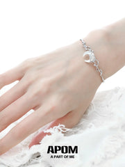 MYTH OF THE MOON S925 Sterling Silver Resizeable Shells Bangles Bracelets™