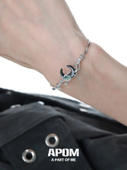 MYTH OF THE MOON S925 Sterling Silver Resizeable Shells Bangles Bracelets™