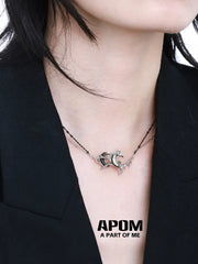 MYTH OF THE MOON S925 Sterling Silver Two-Tone Chokers Necklaces™