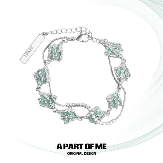 Mint Lagoon 18K Platinum Plating Basic Bracelets™