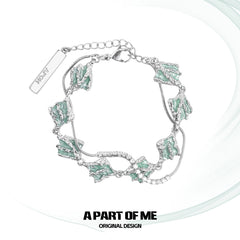 Mint Lagoon 18K Platinum Plating Basic Bracelets™