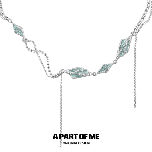 Mint Lagoon 18K Platinum Plating Basic Necklaces™