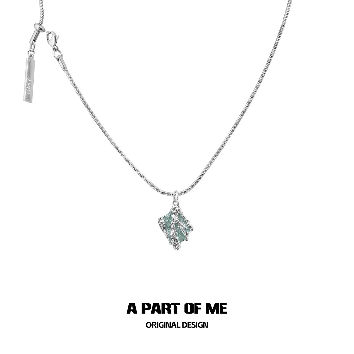 Mint Lagoon 18K Platinum Plating Double-Layer Pendant Necklaces™