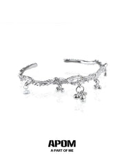 Original 18K Platinum Plated Pearl Adjustable Open Bangle™