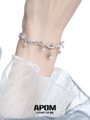 Original 18K Platinum Plated Pearl Adjustable Open Bangle™