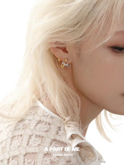 Rich Horse S925 18K Gold Plated Detachable Drop Earrings™