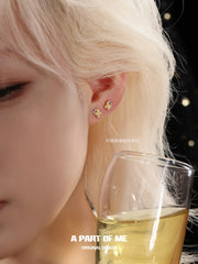 Rich Horse S925 18K Gold Plated Detachable Drop Earrings™