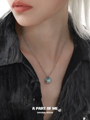 Siren's Song Colored Glass Beads 925 Sterling Silver Necklace™