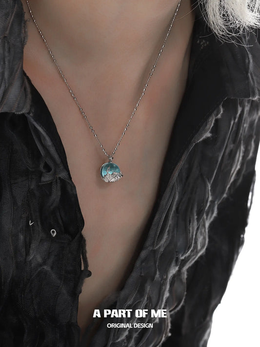 Siren's Song Colored Glass Beads 925 Sterling Silver Necklace™