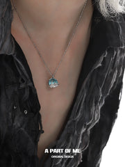 Siren's Song Colored Glass Beads 925 Sterling Silver Necklace™