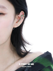 Slytherin House 18k Platinum Plating Basic Snake Ear Hook Needle Piercing Earring™