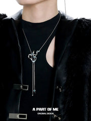 Slytherin House 18k Platinum Plating Ice Snake Pull-out Necklaces™