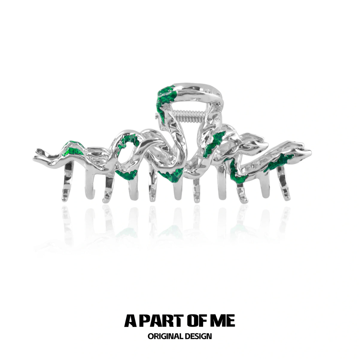 Slytherin House 18k Platinum Plating Twisted Snake Hairclips Hair Clips™