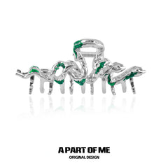 Slytherin House 18k Platinum Plating Twisted Snake Hairclips Hair Clips™