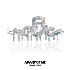 Slytherin House 18k Platinum Plating Twisted Snake Hairclips Hair Clips™
