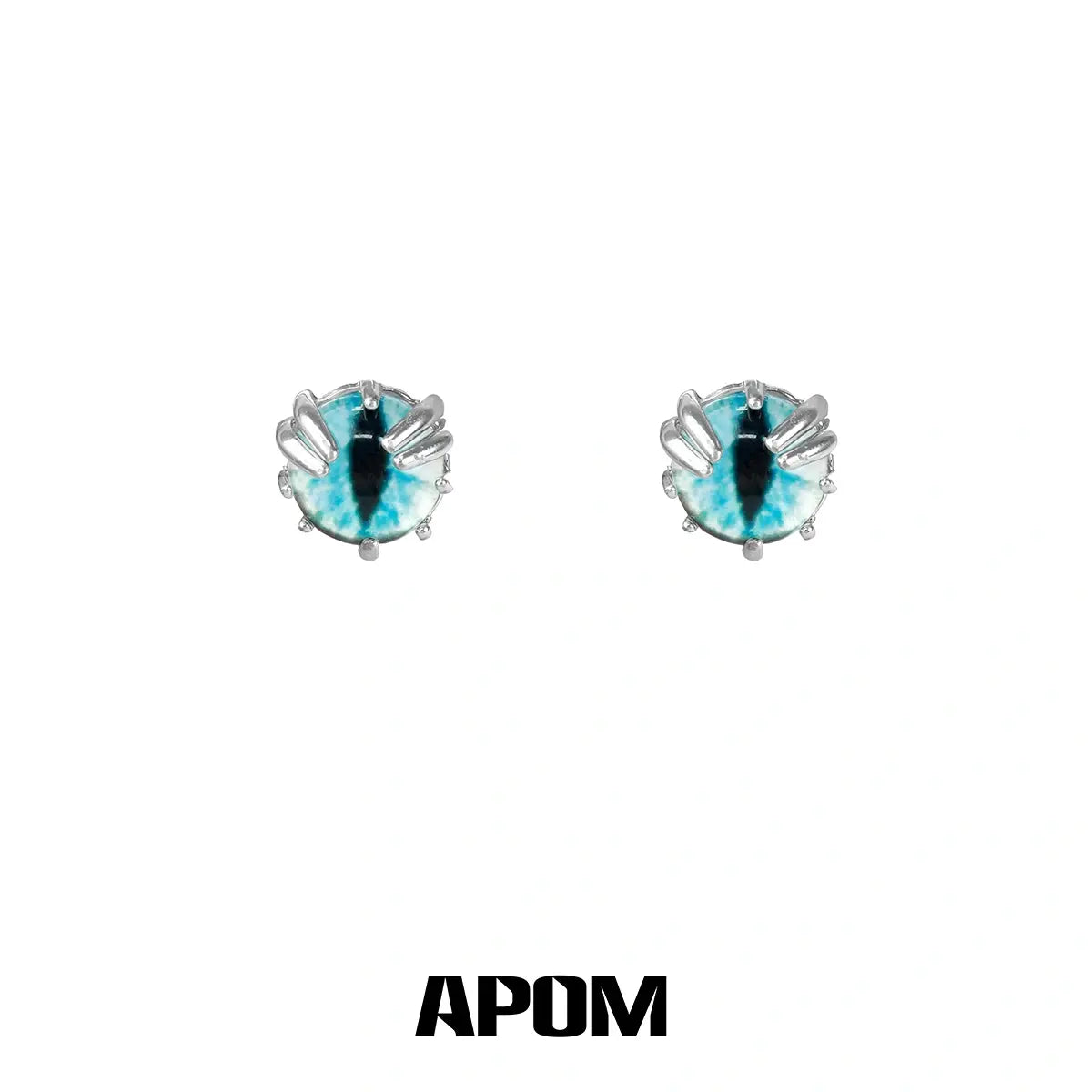 Slytherin House S925 18k Platinum Plating Snake Eye Stud Earrings™