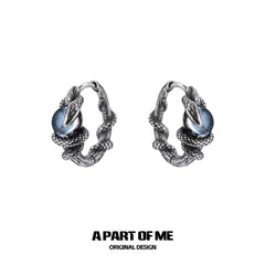Snake's Grasp 925 Sterling Silver Colored Crystal Bead Earrings™