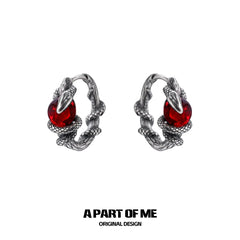 Snake's Grasp 925 Sterling Silver Colored Crystal Bead Earrings™