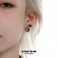Snake's Grasp 925 Sterling Silver Colored Crystal Bead Earrings™