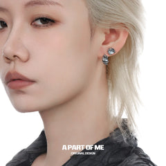 Snake's Grasp 925 Sterling Silver Colored Crystal Bead Earrings™