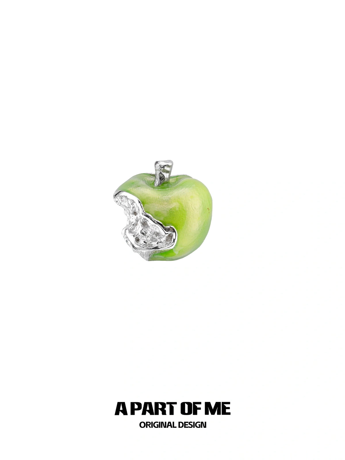 Summer Fruity 18K Platinum Plated Apple Planet Ear clips Stud Earrings™