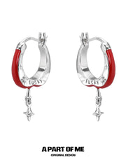 Summer Fruity 18K Platinum Plating Apple Slice Earclips Earrings™
