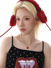 Summer Fruity 18K Platinum Plating Skeletonized Apple Necklace™
