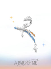 Terminator Route Rush To You Irregular-Shaped Platinum-Plated Ear Cuffs™