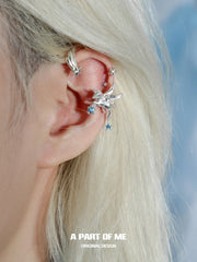 Unicorn Platinum-Plated No Piercing Earring Ear Hook Ear Clip™