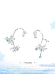 Unicorn Platinum-Plated No Piercing Earring Ear Hook Ear Clip™